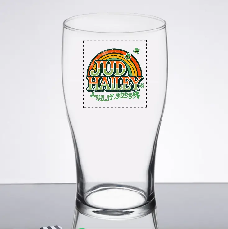 Jud Hailey St Pats 2025 16oz Glass